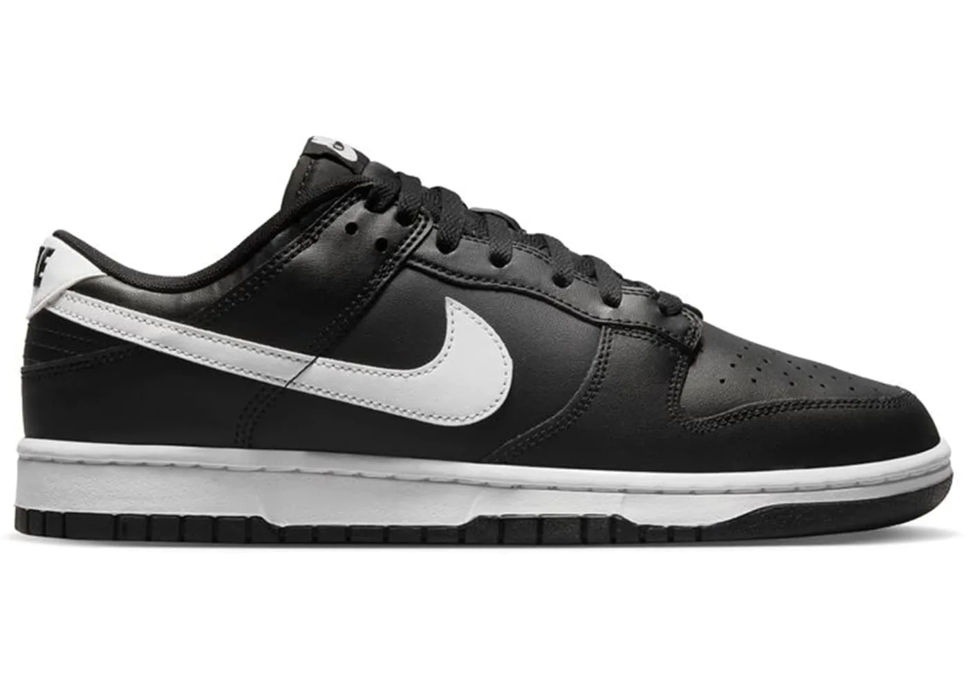 Nike Dunk Low Black Panda 2.0 Nike Dunk sneakers with vintage style