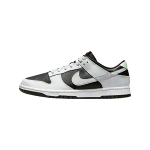 Nike Dunk Low Black Photon Dust Volt White Nike Dunk sneakers with classic silhouette