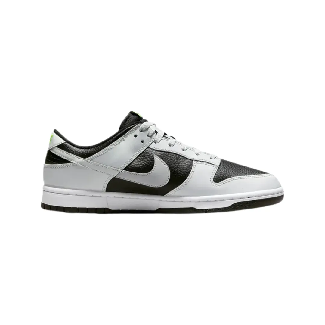 Nike Dunk Low Black Photon Dust Volt White Iconic Sneakers