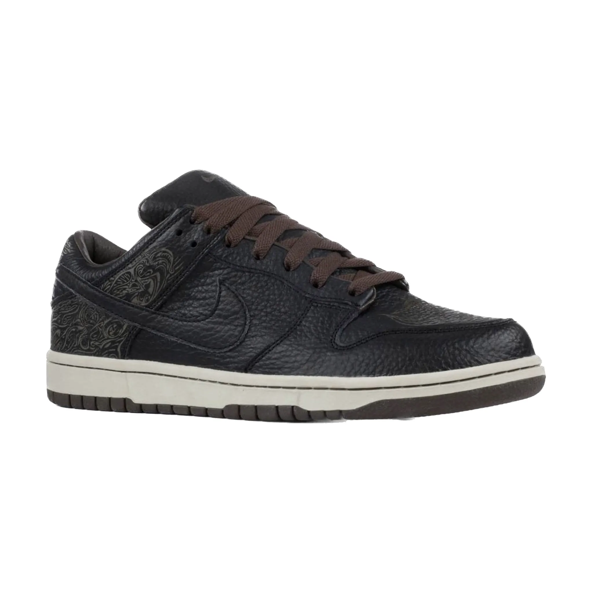 Nike Dunk Low by Michael Desmond Black Lt Stone Baroque Brown Nike Dunk sneakers with classic silhouette