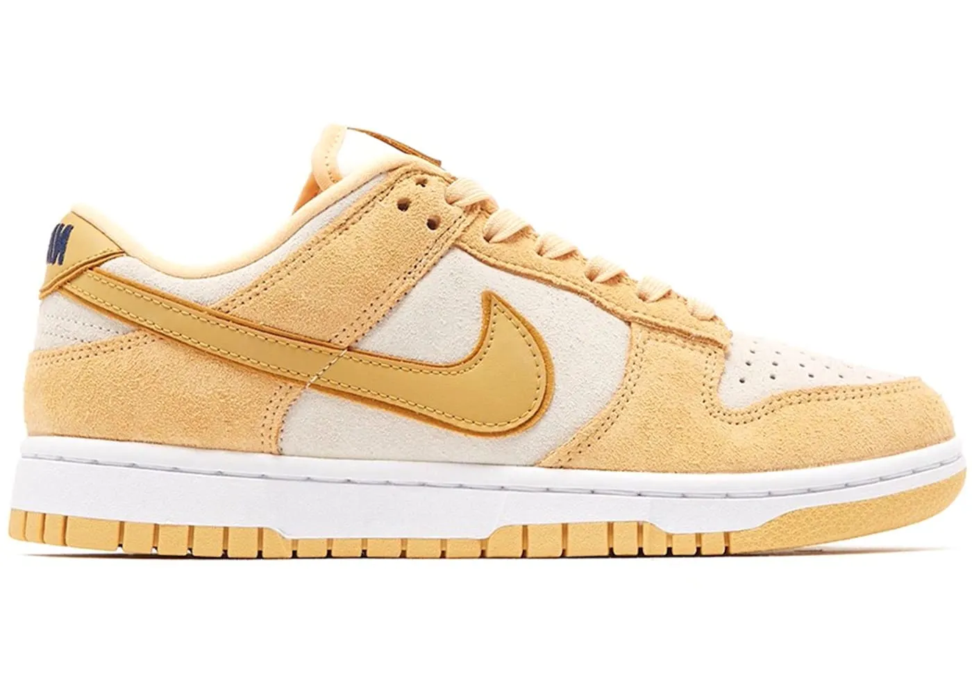 Nike Dunk Low Celestial Gold Suede (Women's) Nike Dunk sneakers with vintage style