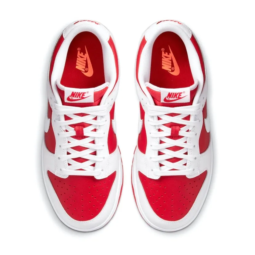 Nike Dunk Low Championship Red University White 2021 Iconic Sneakers