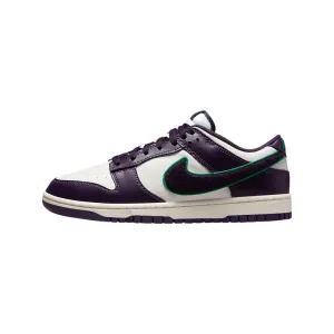 Nike Dunk Low Chenille Swoosh Grand Purple White Nike Dunk sneakers with classic silhouette