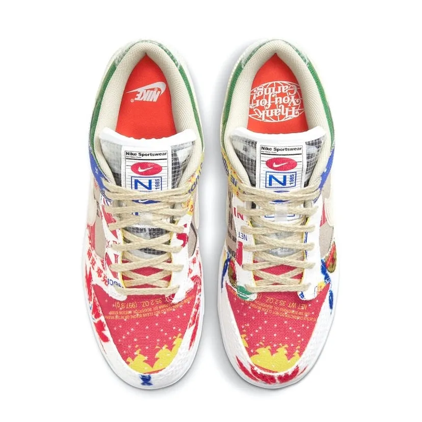 Nike Dunk Low City Market Multi Colour Iconic Sneakers