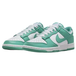 Nike Dunk Low Clear Jade White Nike Dunk sneakers with classic silhouette