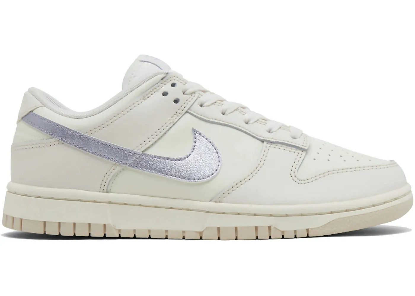 Nike Dunk Low ESS Sail Oxygen Purple (Women's) Nike Dunk sneakers with vintage style