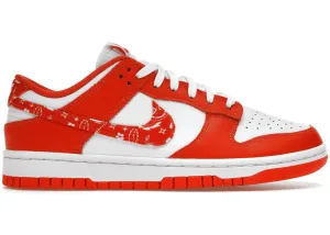 Nike Dunk Low Essential Paisley Pack Orange (Women's) Nike Dunk sneakers with vintage style