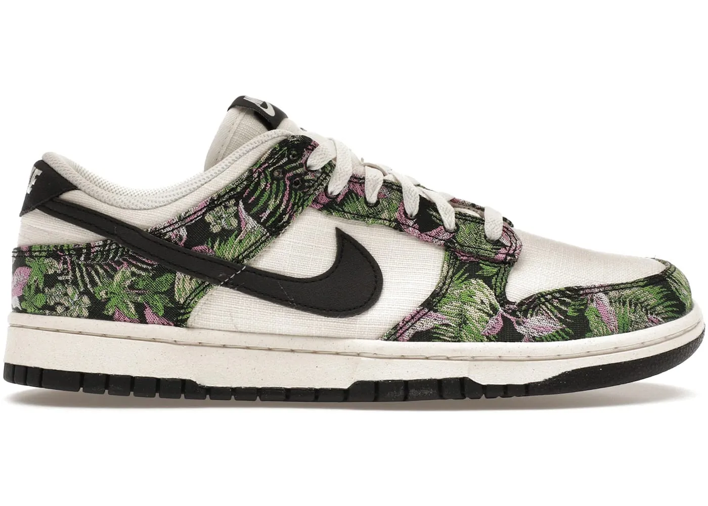 Nike Dunk Low Floral Tapestry (Women's) Nike Dunk sneakers with vintage style