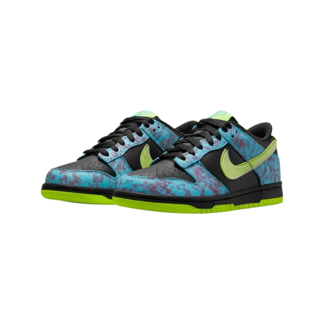 Nike Dunk Low GS Acid Wash Baltic Blue Volt Iconic Sneakers