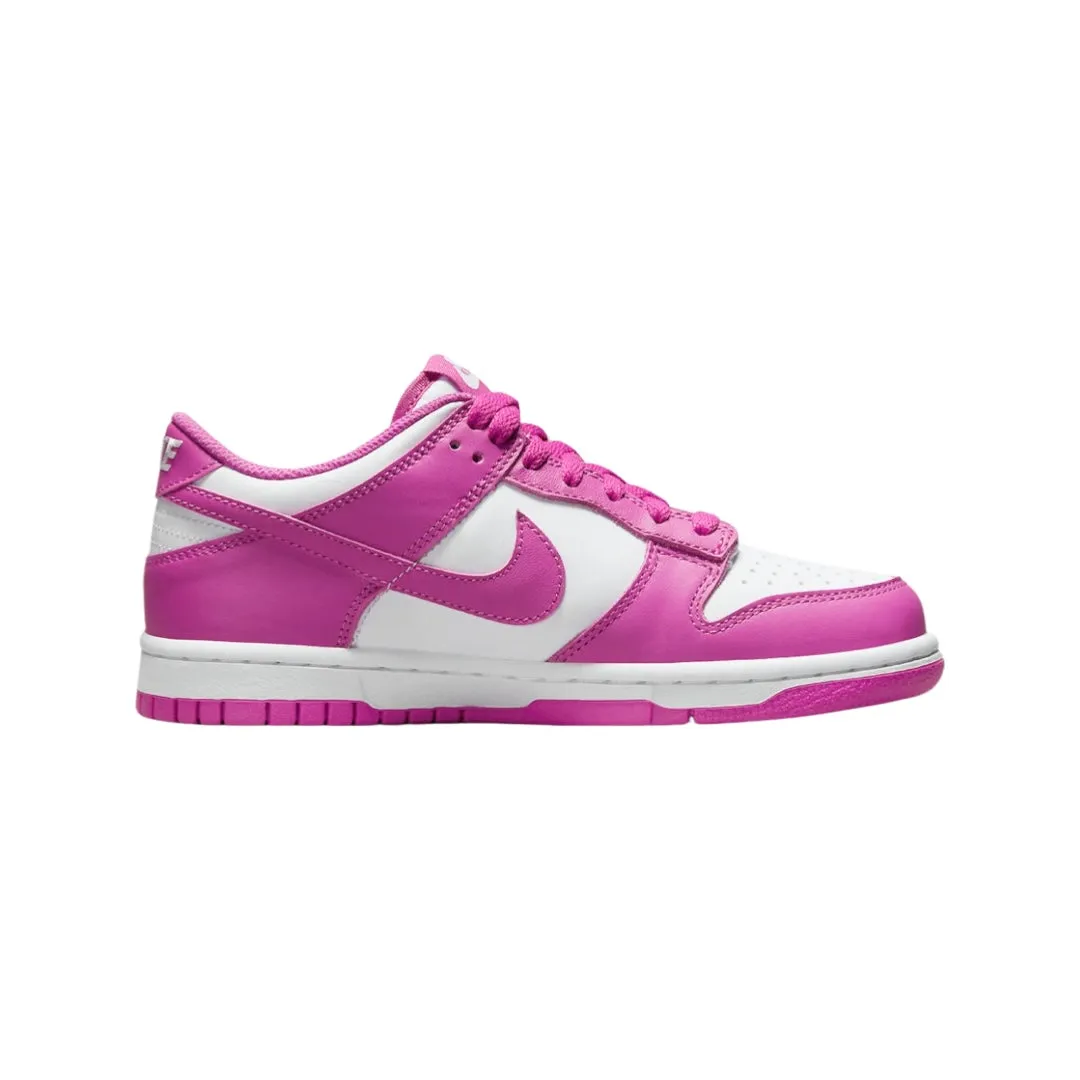 Nike Dunk Low GS Active Fushia White Iconic Sneakers