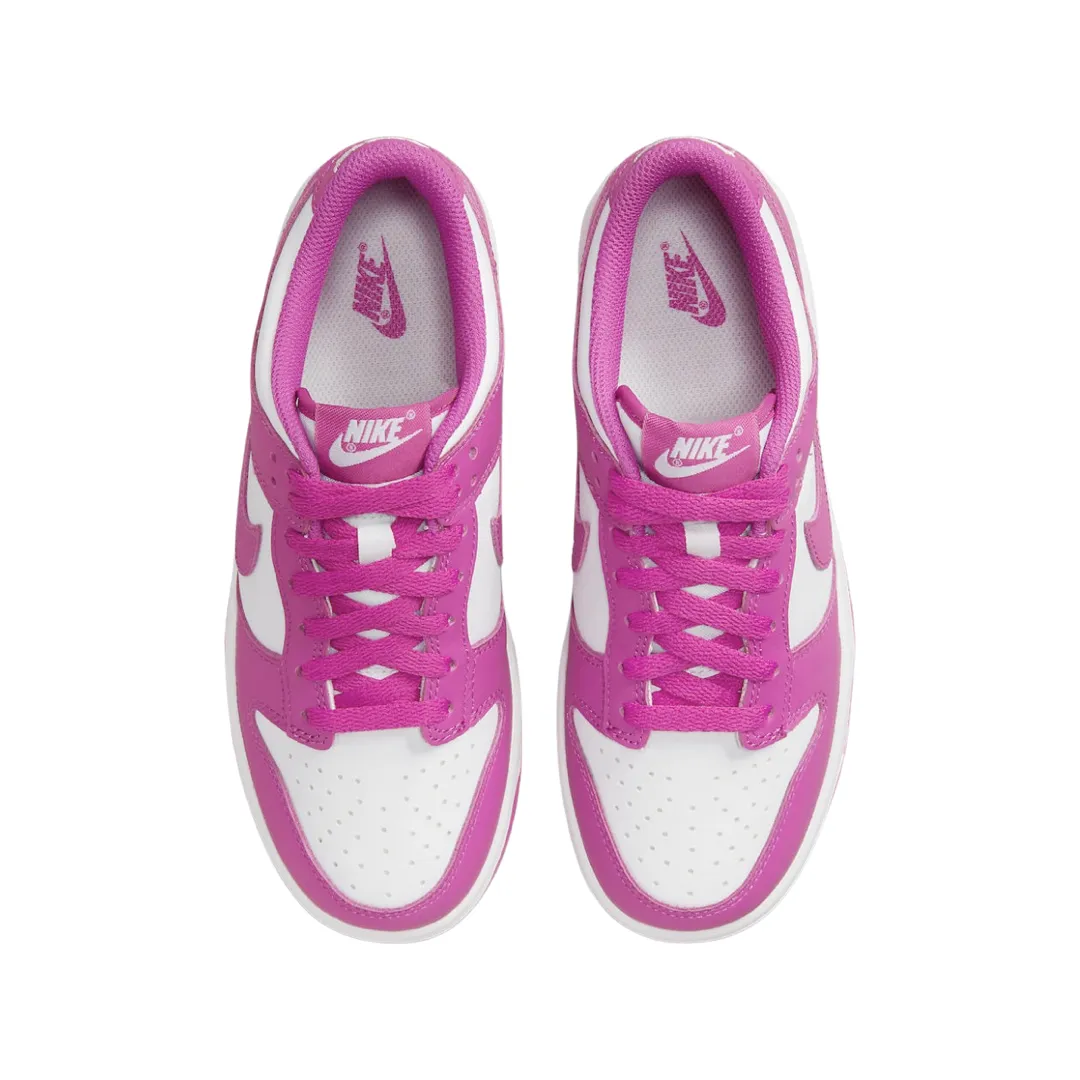 Nike Dunk Low GS Active Fushia White Iconic Sneakers