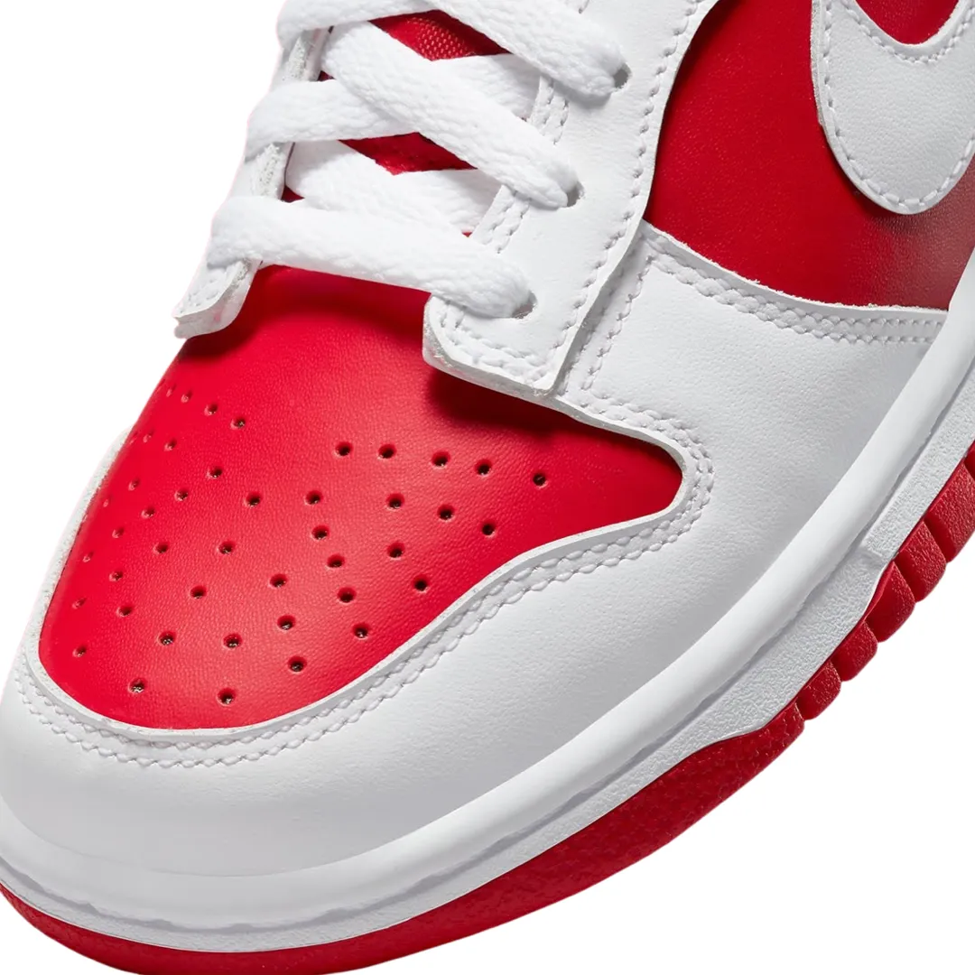 Nike Dunk Low GS Championship University Red White Iconic Sneakers