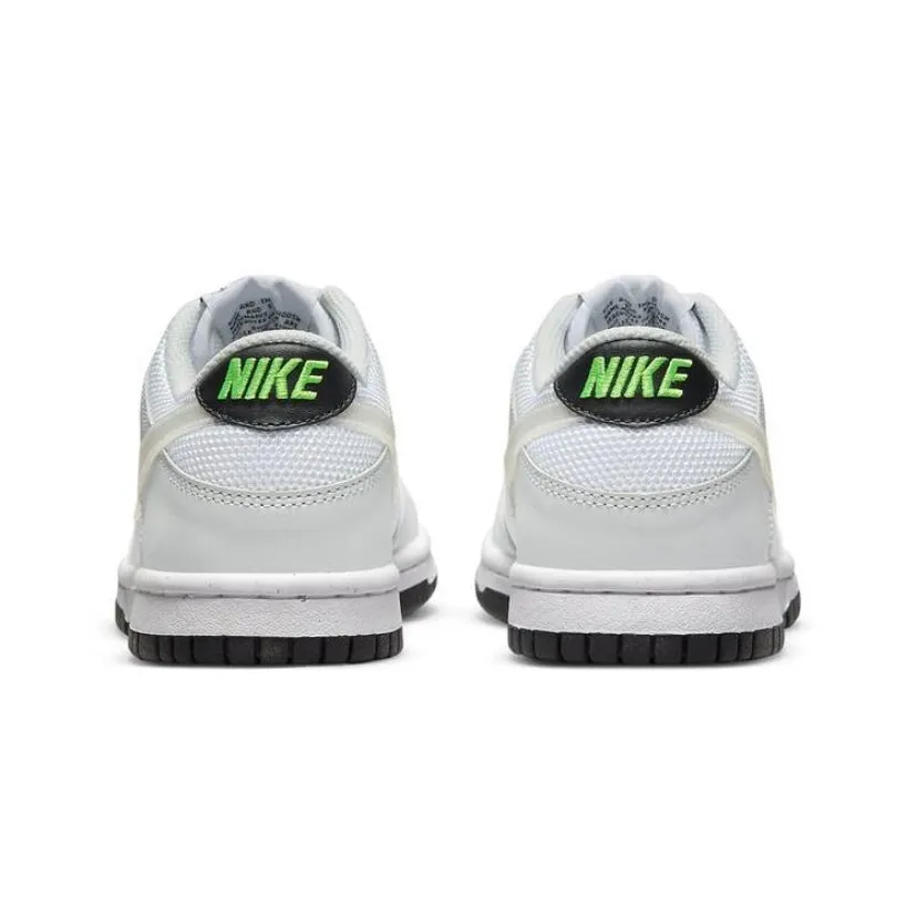 Nike Dunk Low GS Glitch Swoosh Photon Grey Iconic Sneakers