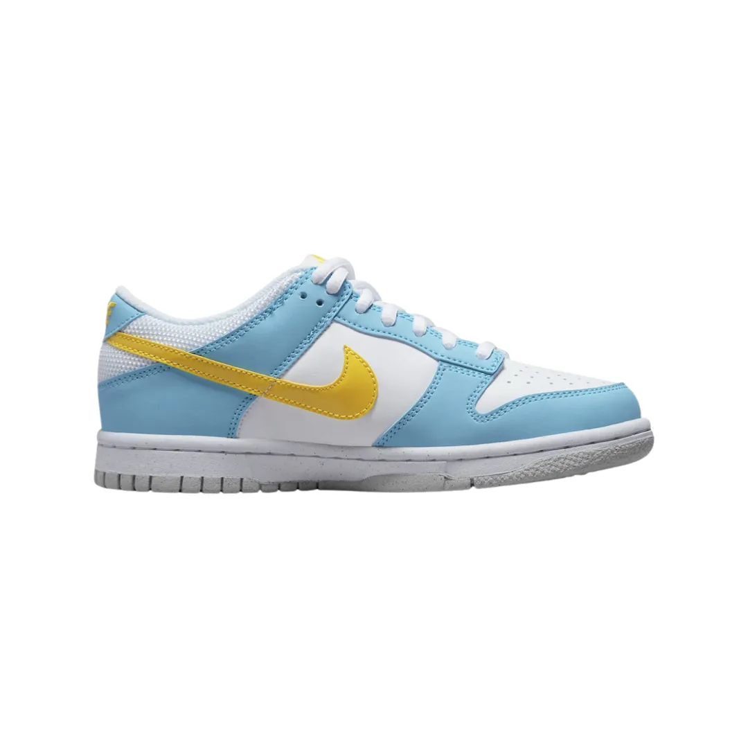 Nike Dunk Low GS Homer Simpsons 2022 White Blue Yellow Iconic Sneakers