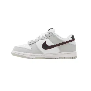 Nike Dunk Low GS Lottery White Grey Black Nike Dunk sneakers with classic silhouette