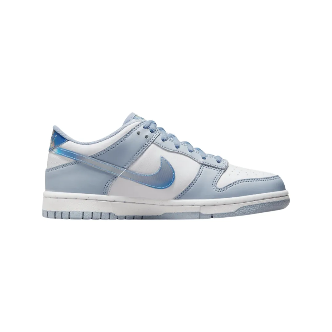 Nike Dunk Low (GS) Next Nature Blue Whisper Hyper Royal Green Abyss White Iconic Sneakers