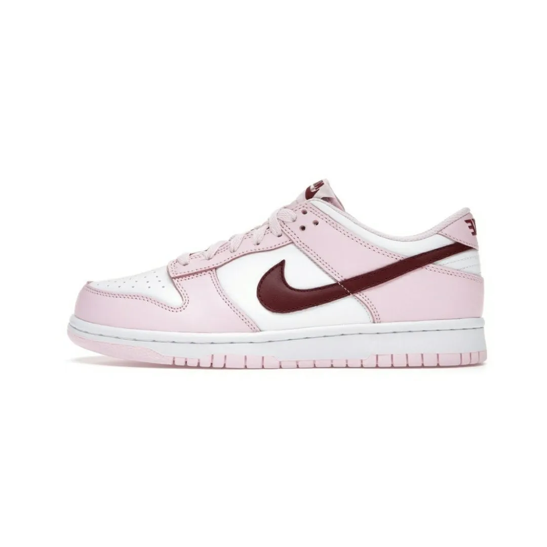 Nike Dunk Low GS Pink Foam White Nike Dunk sneakers with classic silhouette