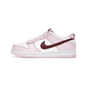 Nike Dunk Low GS Pink Foam White Nike Dunk sneakers with classic silhouette