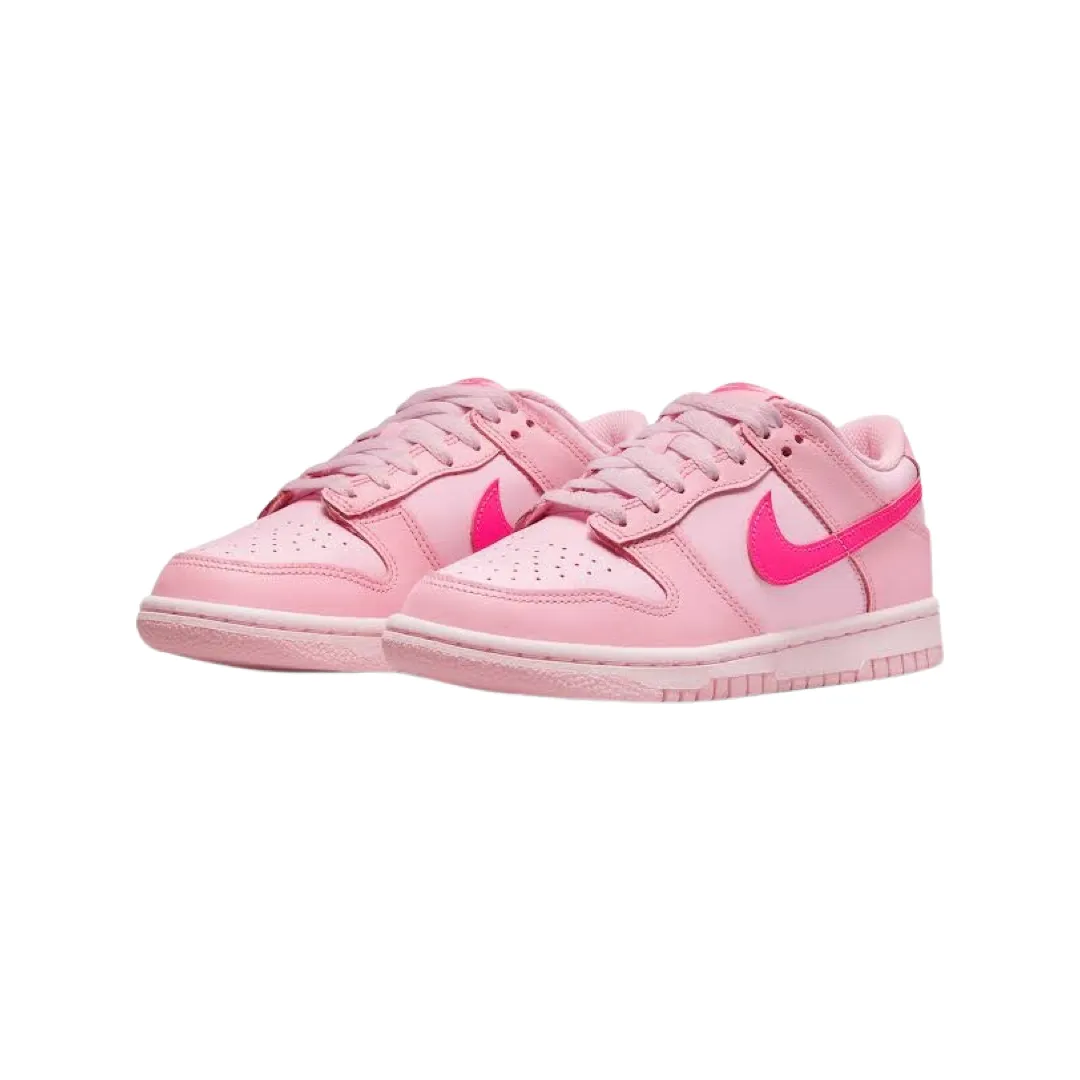 Nike Dunk Low GS Triple Pink Medium Soft Pink Foam Iconic Sneakers