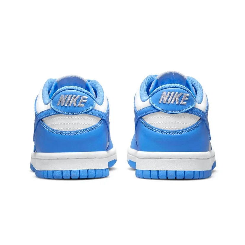 Nike Dunk Low GS UNC 2021 University Blue White Iconic Sneakers