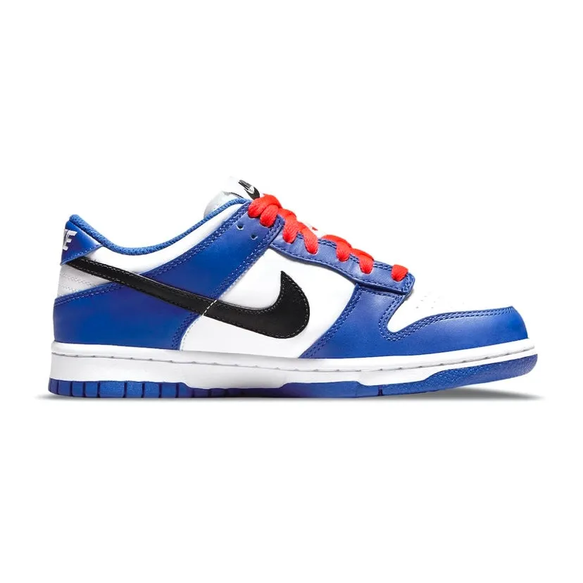 Nike Dunk Low GS White Royal Bright Crimson Iconic Sneakers