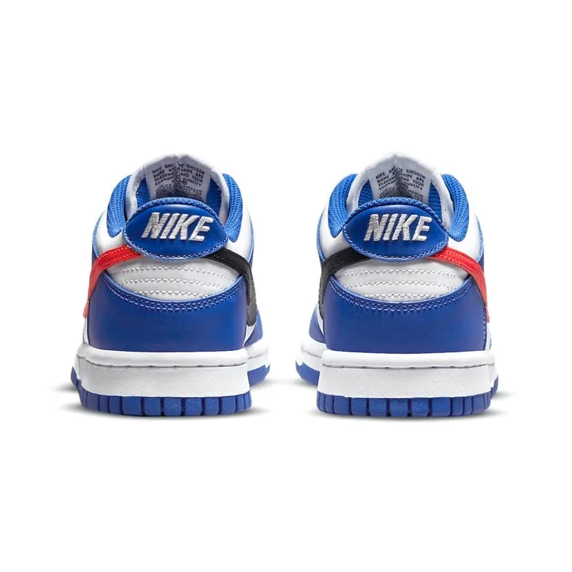Nike Dunk Low GS White Royal Bright Crimson Iconic Sneakers
