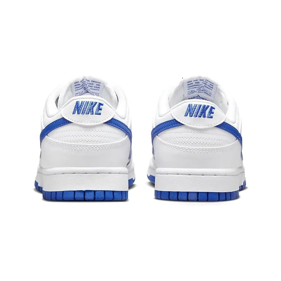 Nike Dunk Low Hyper Royal White Iconic Sneakers