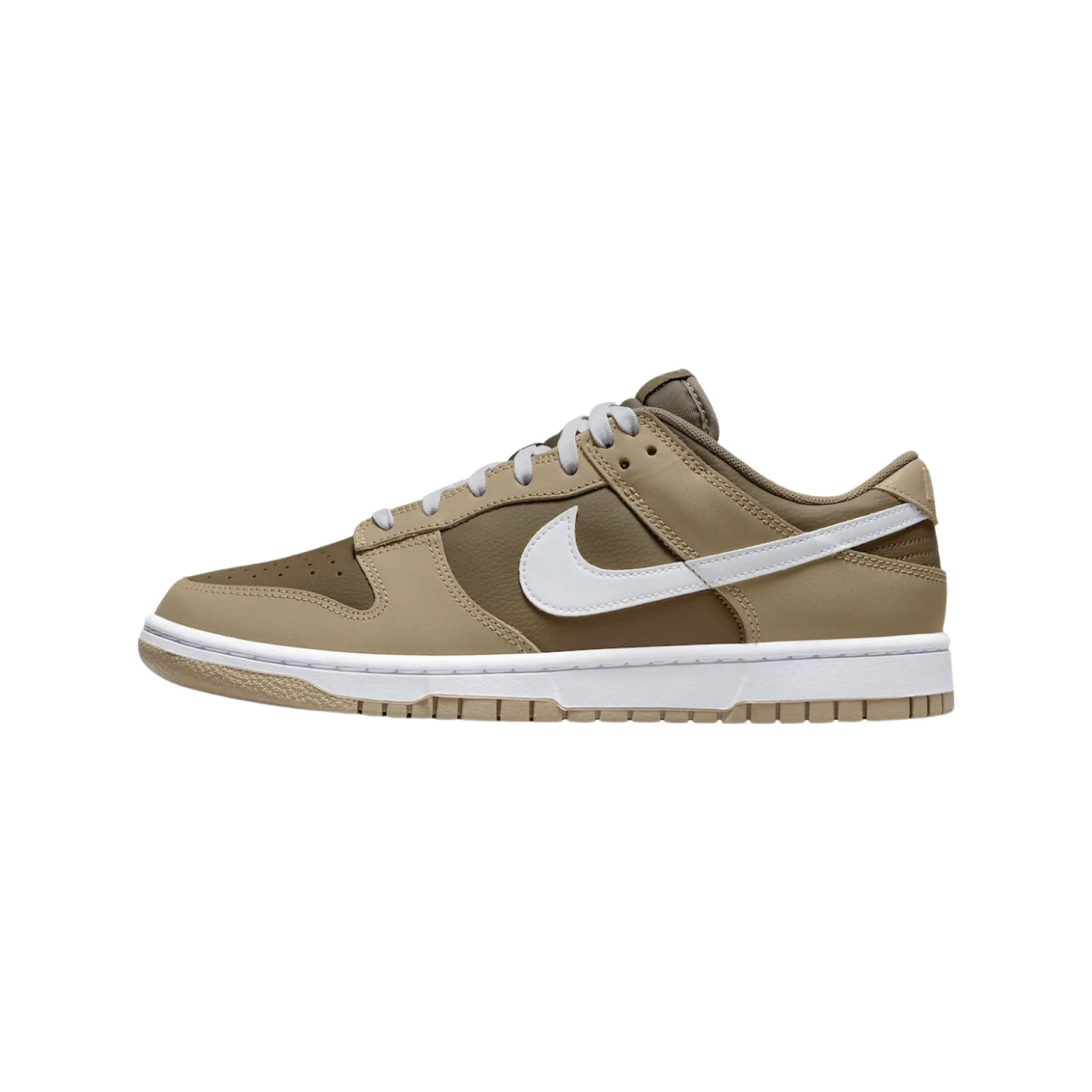 Nike Dunk Low Judge Khaki White Hazel Nike Dunk sneakers with classic silhouette