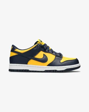 NIKE DUNK LOW MICHIGAN PRESCHOOL - Primary school casual shoes