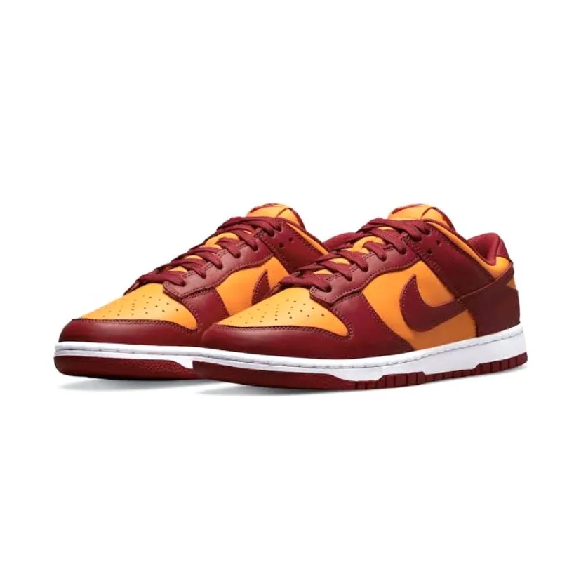 Nike Dunk Low Midas Gold Tough Red White Iconic Sneakers