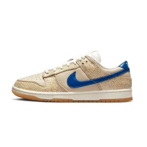 Nike Dunk Low Montreal Bagel Sesame Blue Jay Sail Sandrift Nike Dunk sneakers with classic silhouette
