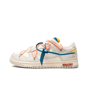 Nike Dunk Low Off-White Lot 19 Nike popular styles with traction soles