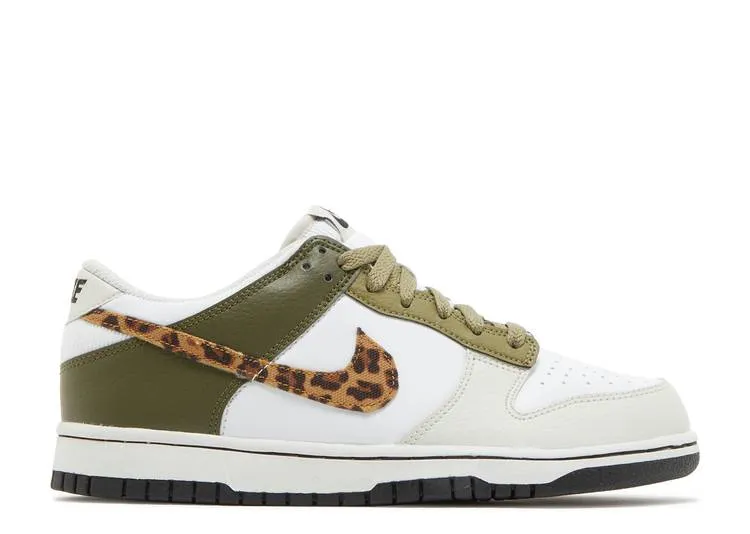 Nike Dunk Low Olive Leopard (GS) Nike athletic shoes with flyknit design