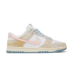 Nike Dunk Low Oxidized White Pink Blue Nike Dunk sneakers with classic silhouette