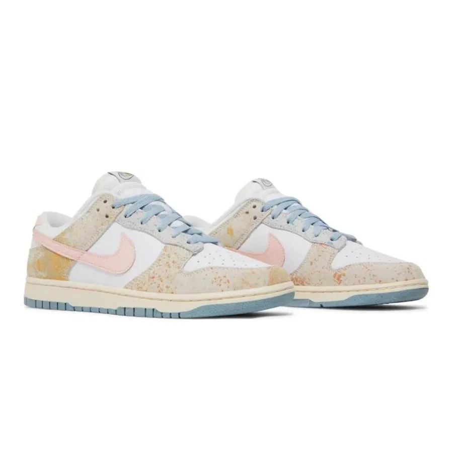 Nike Dunk Low Oxidized White Pink Blue Iconic Sneakers