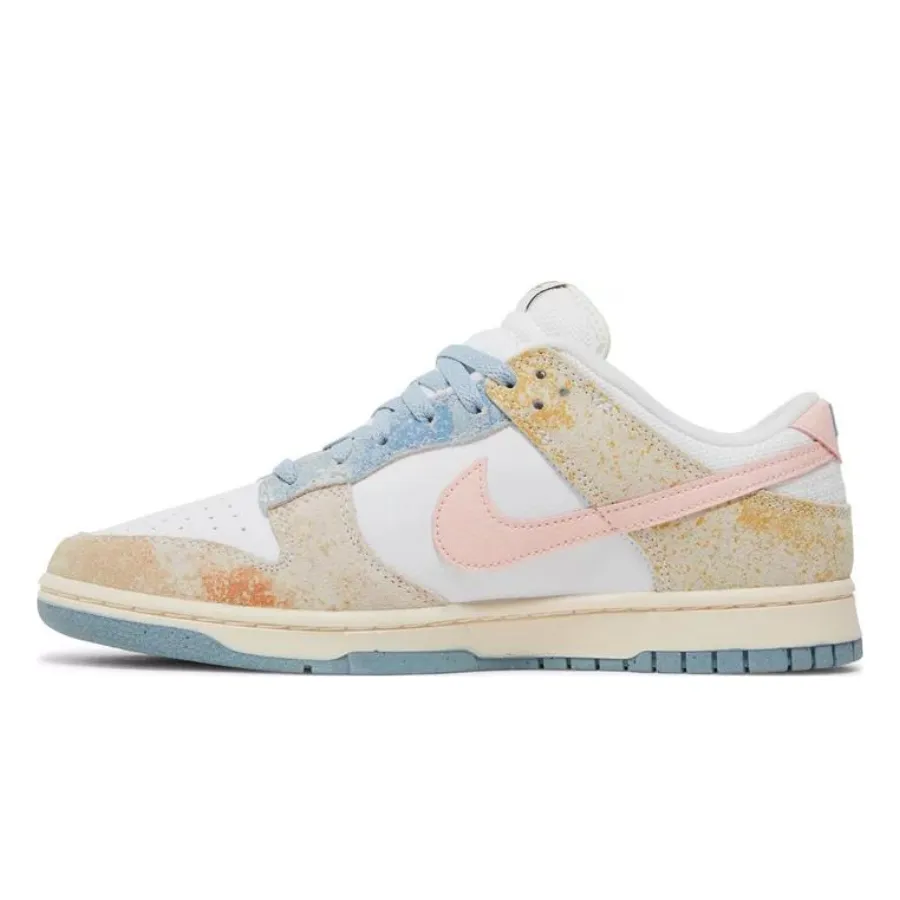 Nike Dunk Low Oxidized White Pink Blue Iconic Sneakers