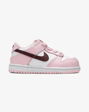 NIKE DUNK LOW PINK FOAM TODDLER Preschool sneakers for young kids