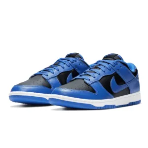 Nike Dunk Low Retro Black Hyper Cobalt (2021) Nike Dunk sneakers with classic silhouette
