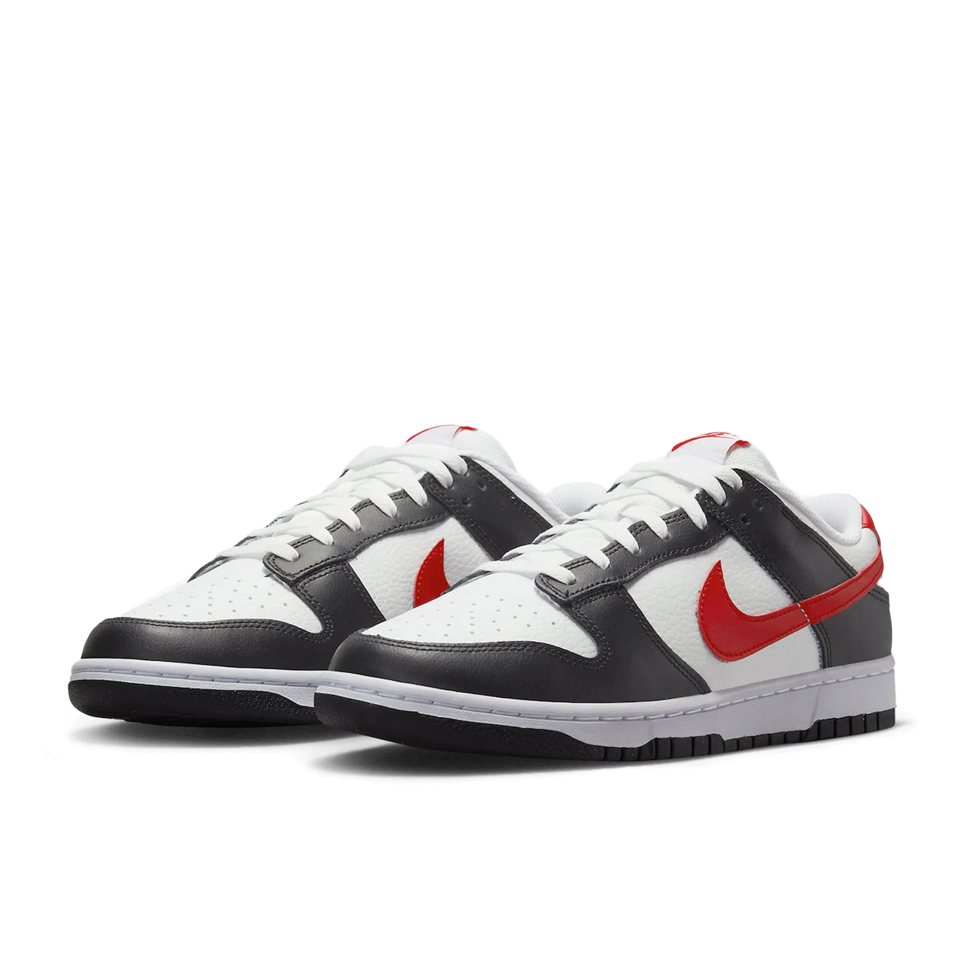 Nike Dunk Low Retro Red Swoosh Panda Nike Limited Colorway Shoes