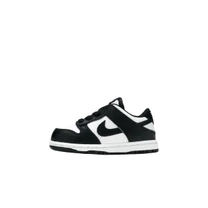 Nike Dunk Low Retro White Black Panda (TD) Nike cushioned shoes for casual wear