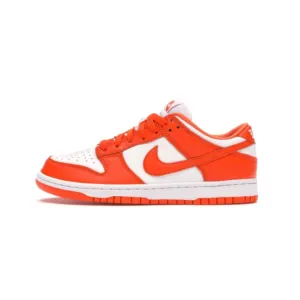 Nike Dunk Low SP Syracuse White Orange 2020 Nike Dunk sneakers with classic silhouette