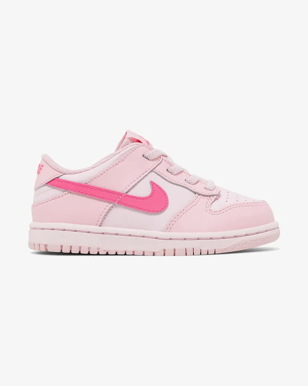 NIKE DUNK LOW TODDLER TRIPLE PINK Preschool sneakers for young kids