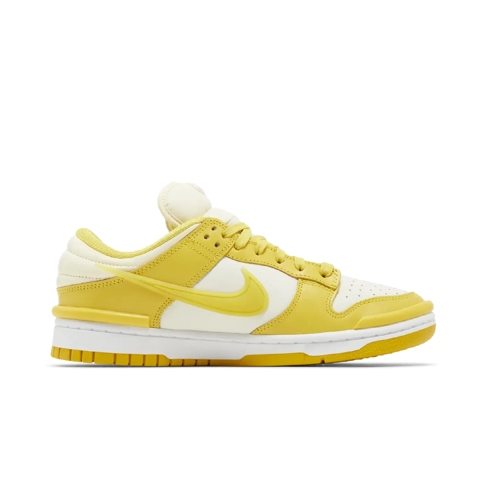 Nike Dunk Low Twist Vivid Sulfur (Women's) Nike Timeless Athletic Sneakers