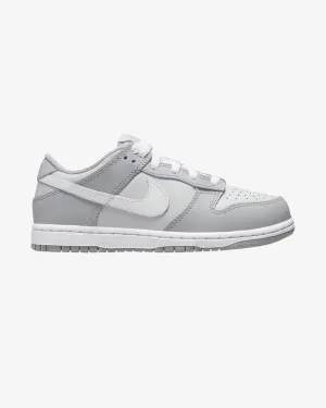 NIKE DUNK LOW TWO TONE GREY PRESCHOOL Primary school casual shoes