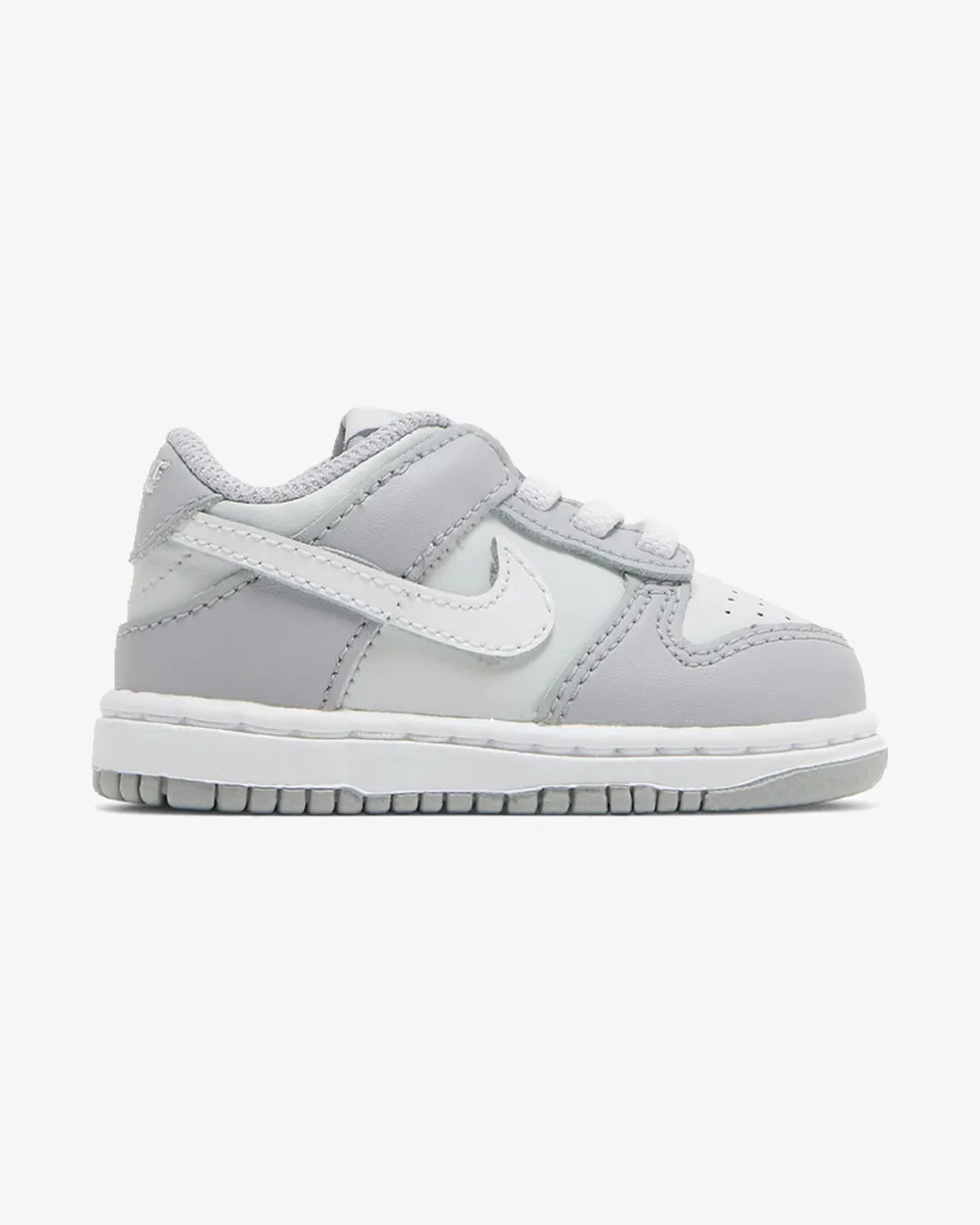 NIKE DUNK LOW TWO TONE GREY TODDLER (NEW) Preschool sneakers for young kids