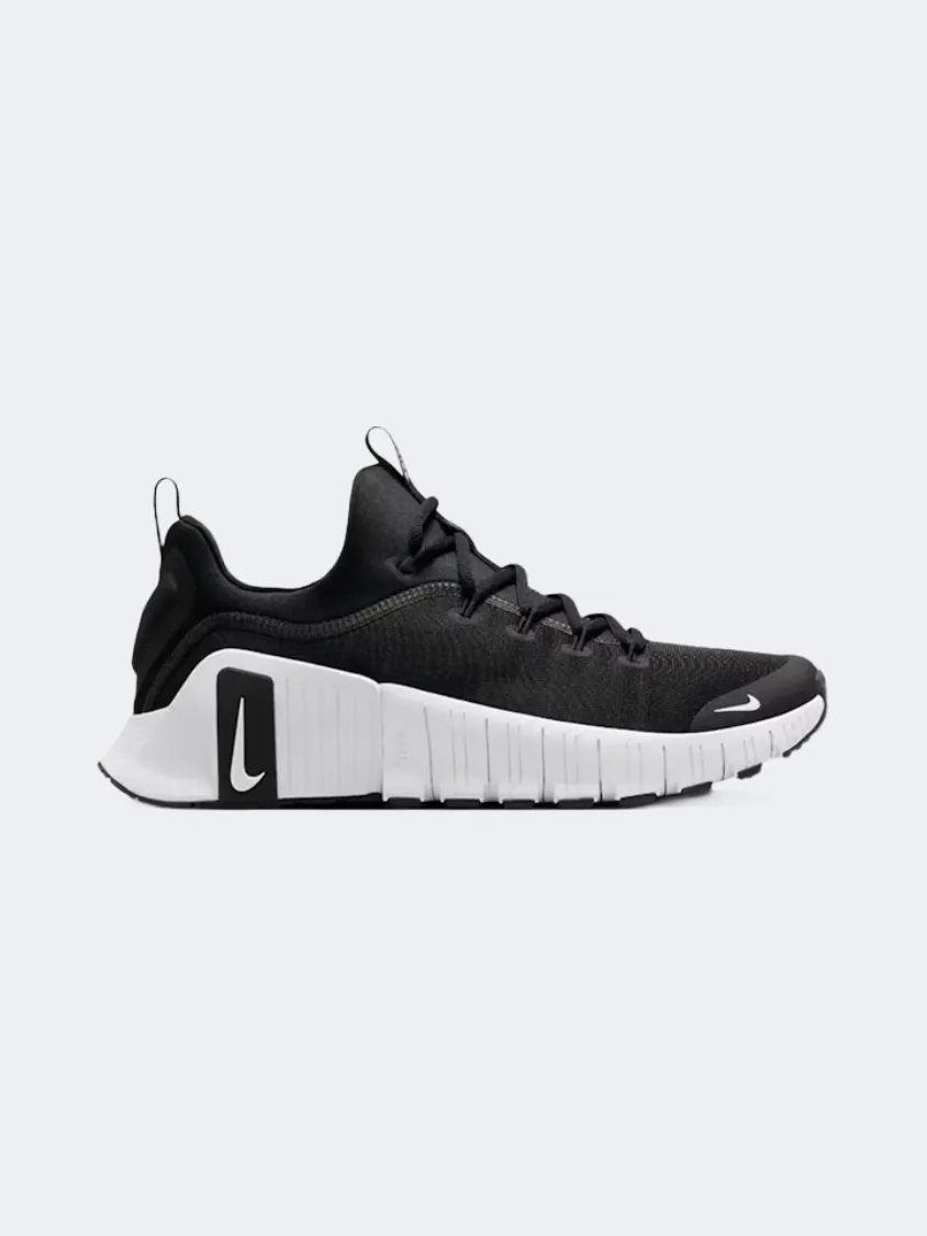 Nike Free Metcon 6 Men Training Sneakers Black/White Essential mens casual shoes for comfort