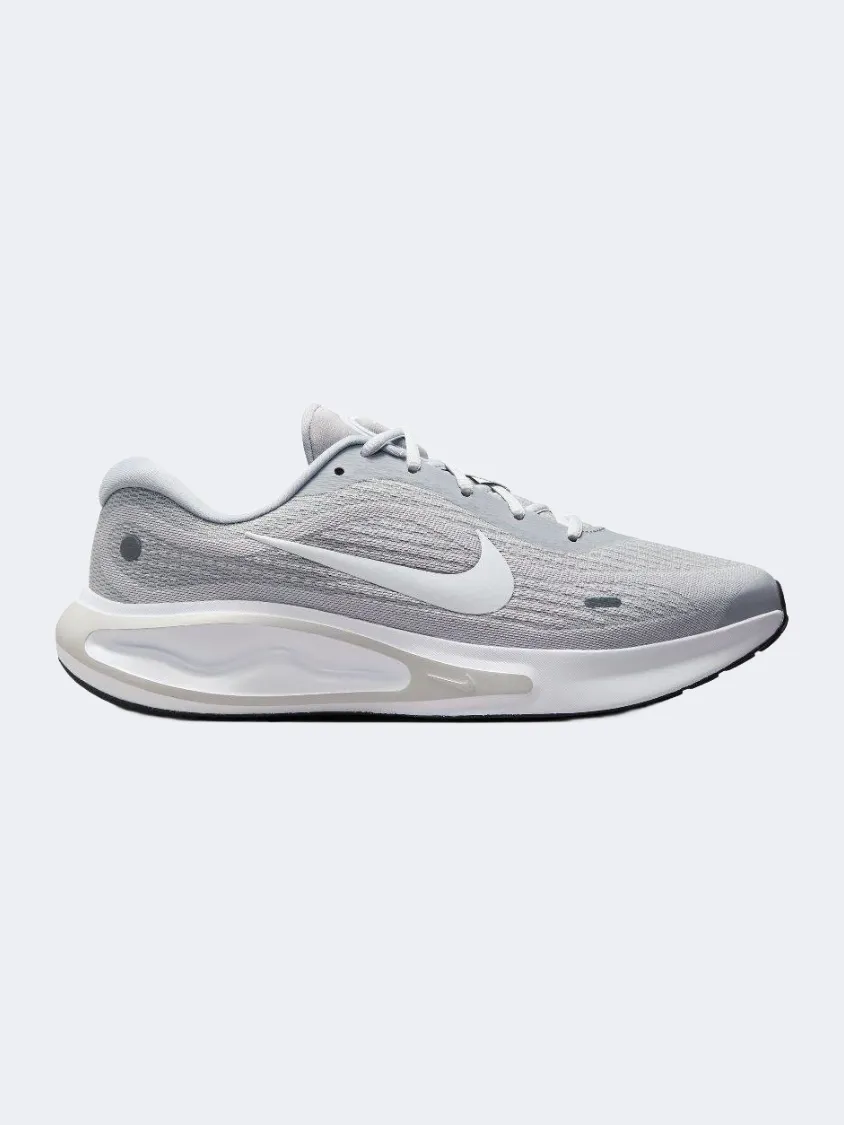 Nike Journey Run Men Running Sneakers Wolf Grey/White Essential mens casual shoes for comfort