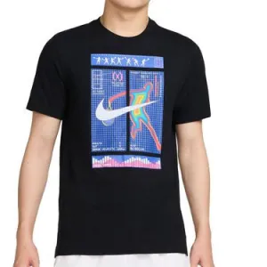 Nike Men's Court Dri Fit Tee HJ3369-010 Clothing Nike Men