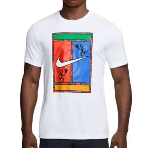 Nike Men's Court Tee Shirt HJ3470-100 Clothing Nike Men