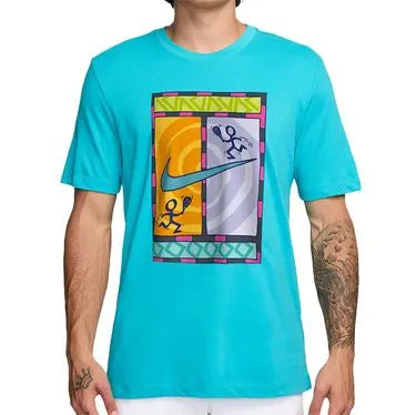 Nike Men's Court Tee Shirt  HJ3470-345 Clothing Nike Men